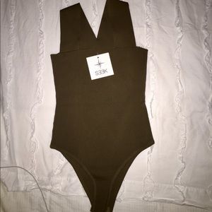 Seek The Label Khaki Green Body suit